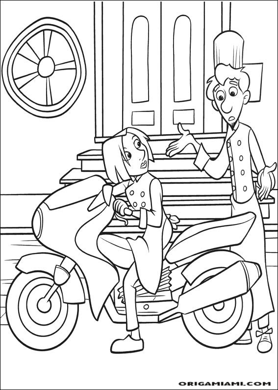 Ratatouille coloring page (45)