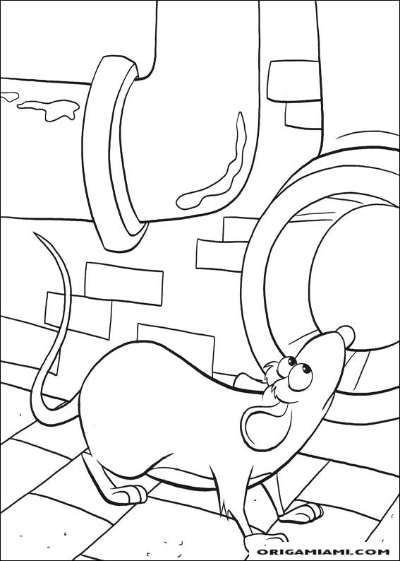 Ratatouille coloring page (47)