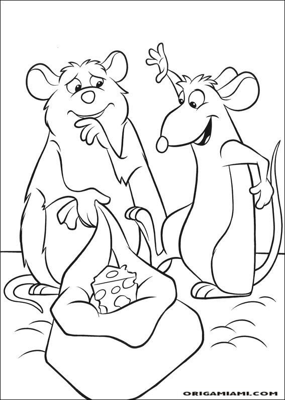 Ratatouille coloring page (48)