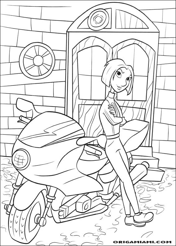 Ratatouille coloring page (5)