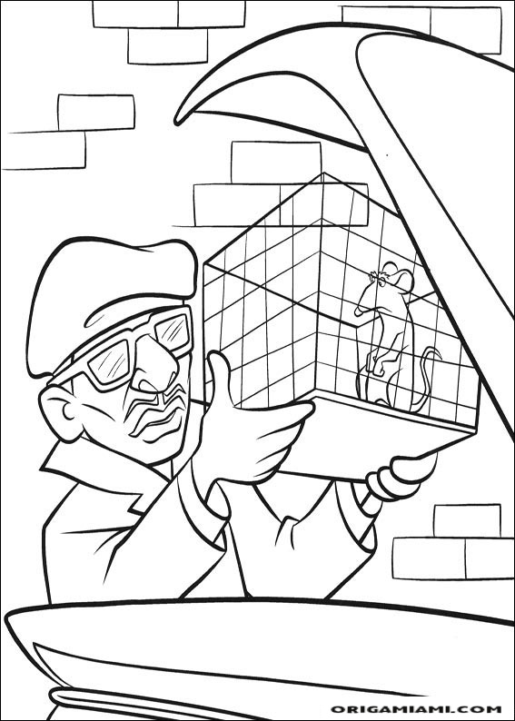 Ratatouille coloring page (50)