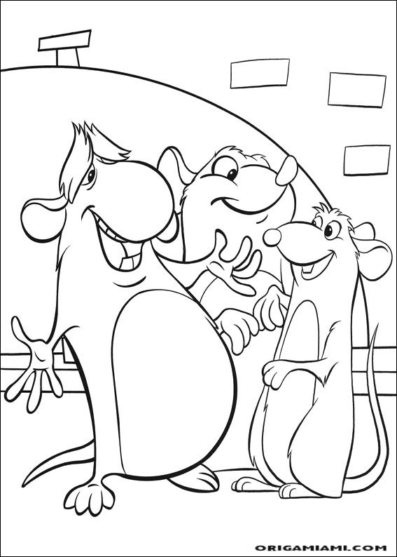 Ratatouille coloring page (51)