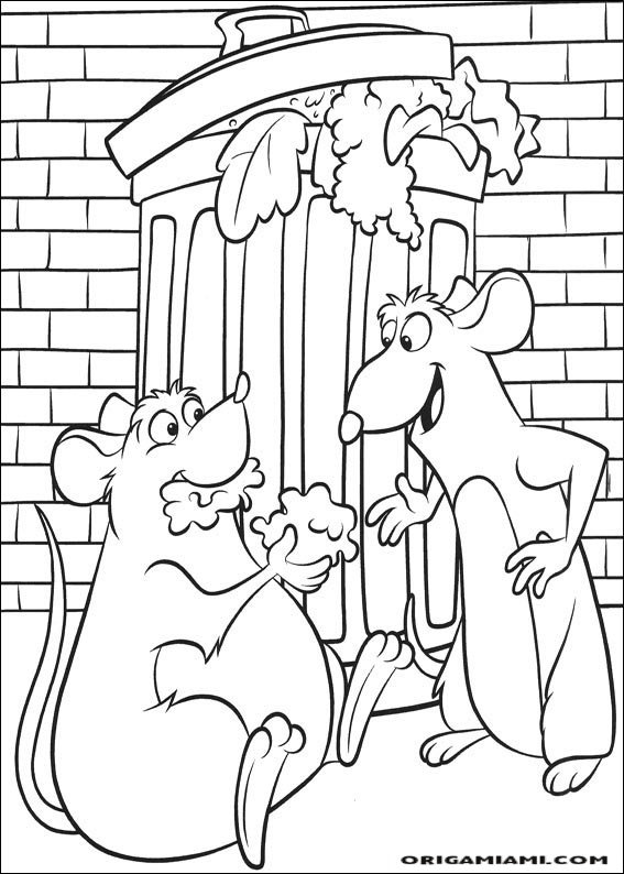 Ratatouille coloring page (52)