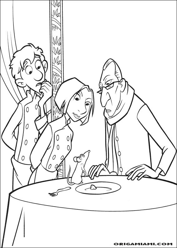 Ratatouille coloring page (53)