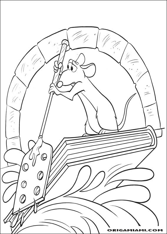 Ratatouille coloring page (54)