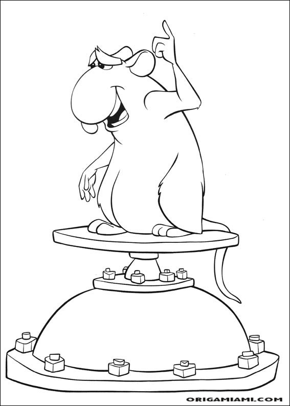 Ratatouille coloring page (7)