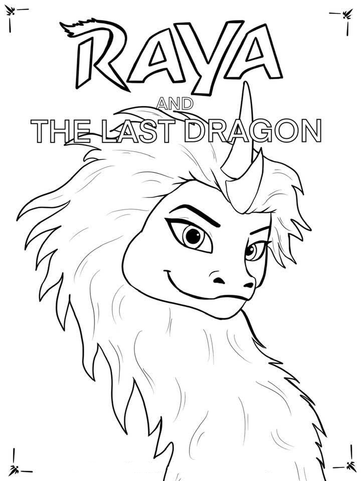 Raya and the last Dragon coloring page (30)