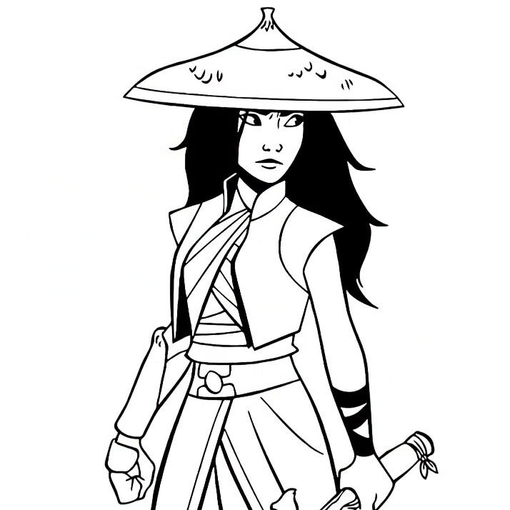 Raya and the last Dragon coloring page (6)