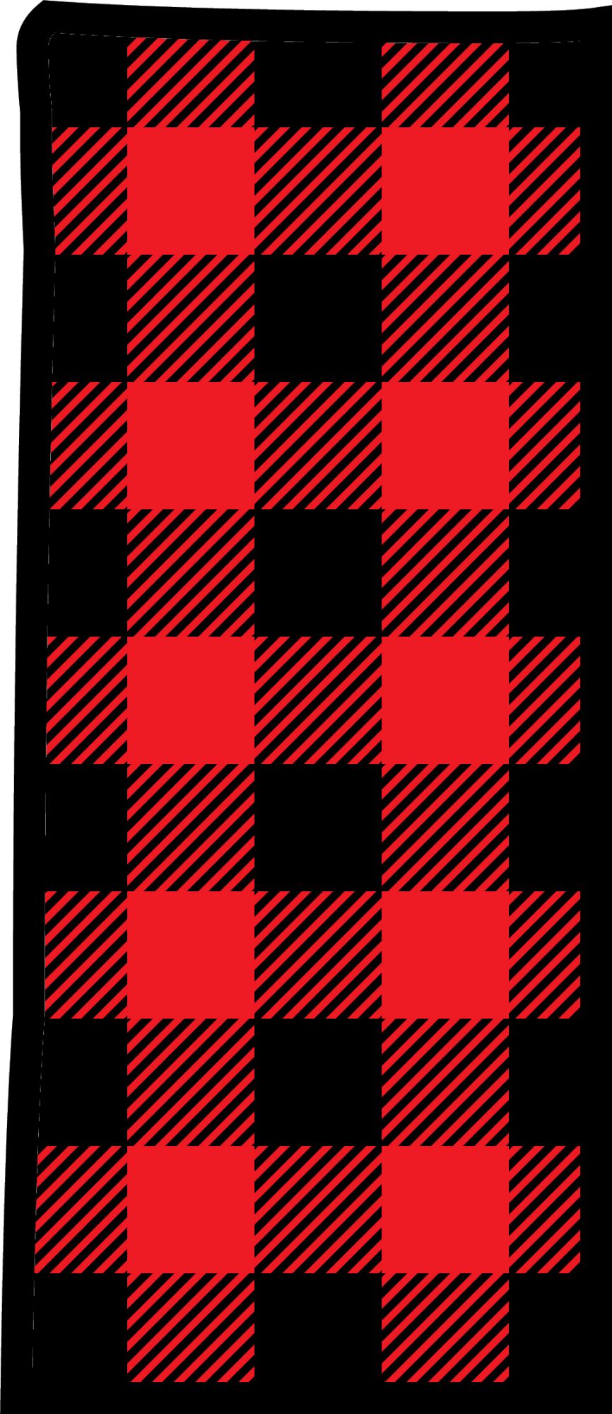 Red Plaid Letters (9)