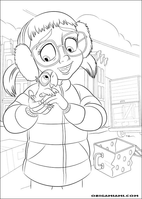 Rio coloring page (1)