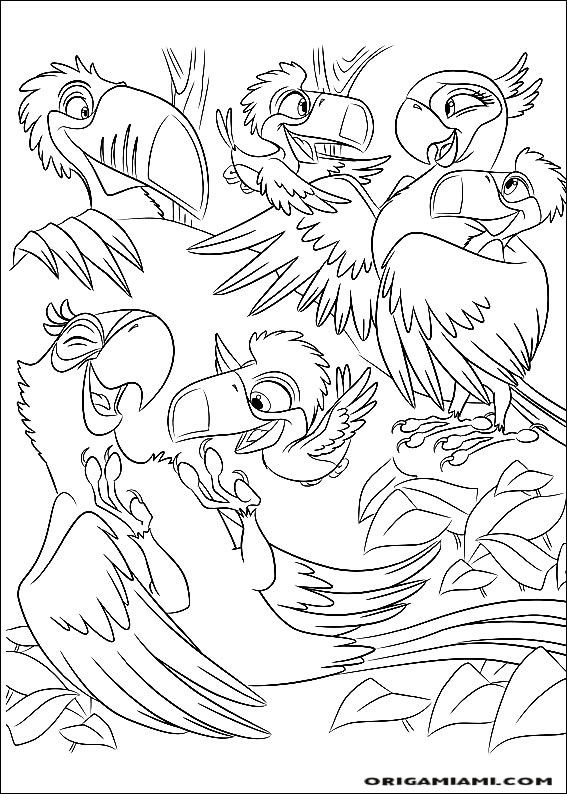 Rio coloring page (15)