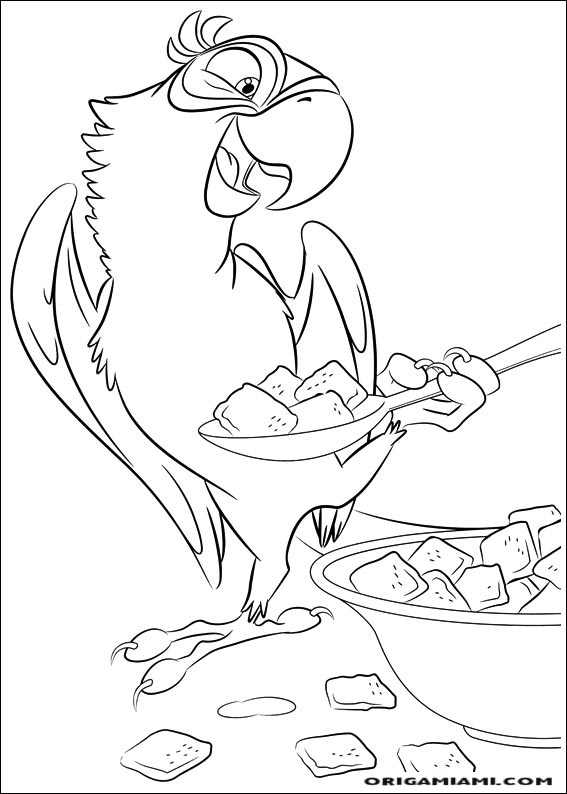 Rio coloring page (2)