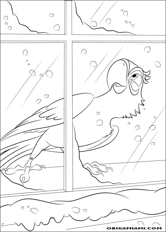 Rio coloring page (3)