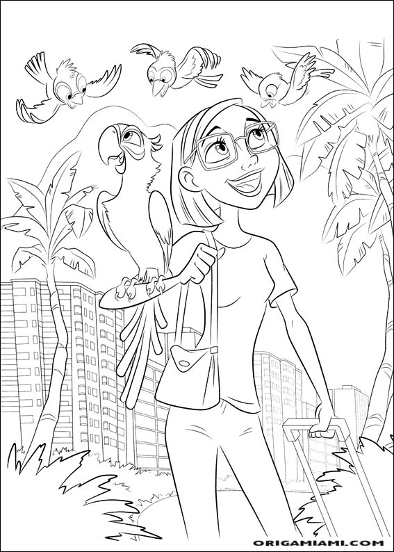 Rio coloring page (7)