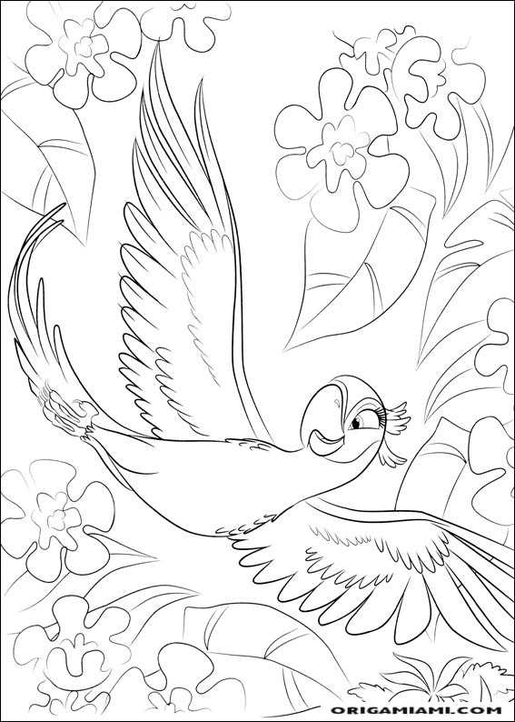 Rio coloring page (8)