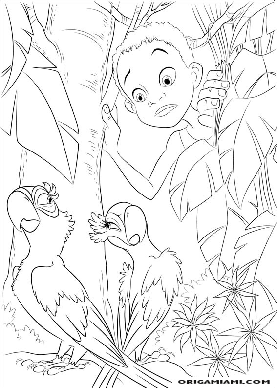 Rio coloring page (9)