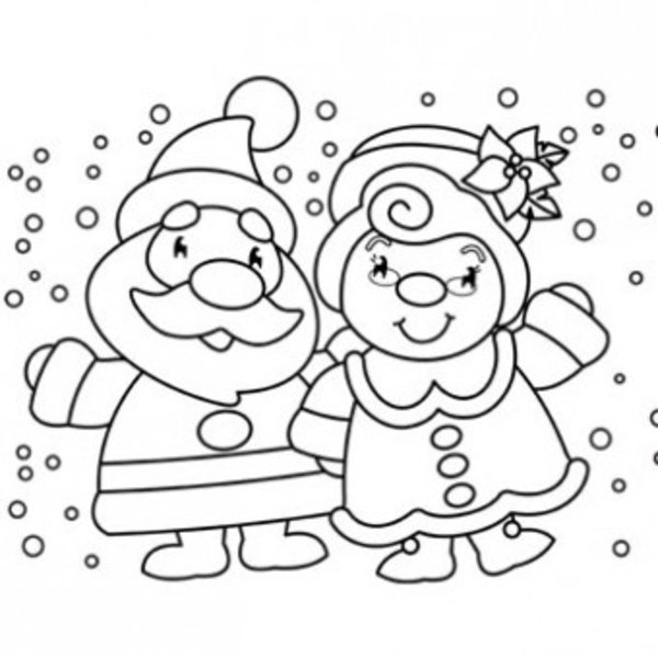 Santa claus coloring page (10)