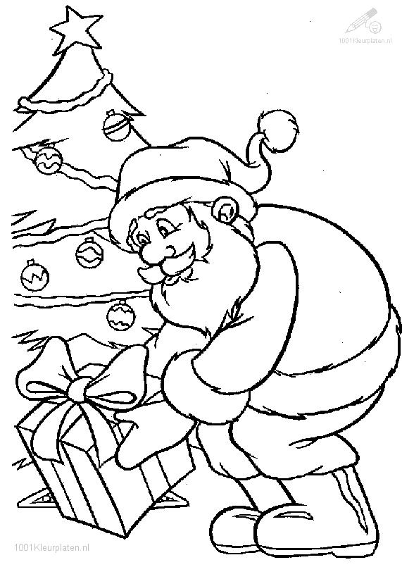 Santa claus coloring page (12)