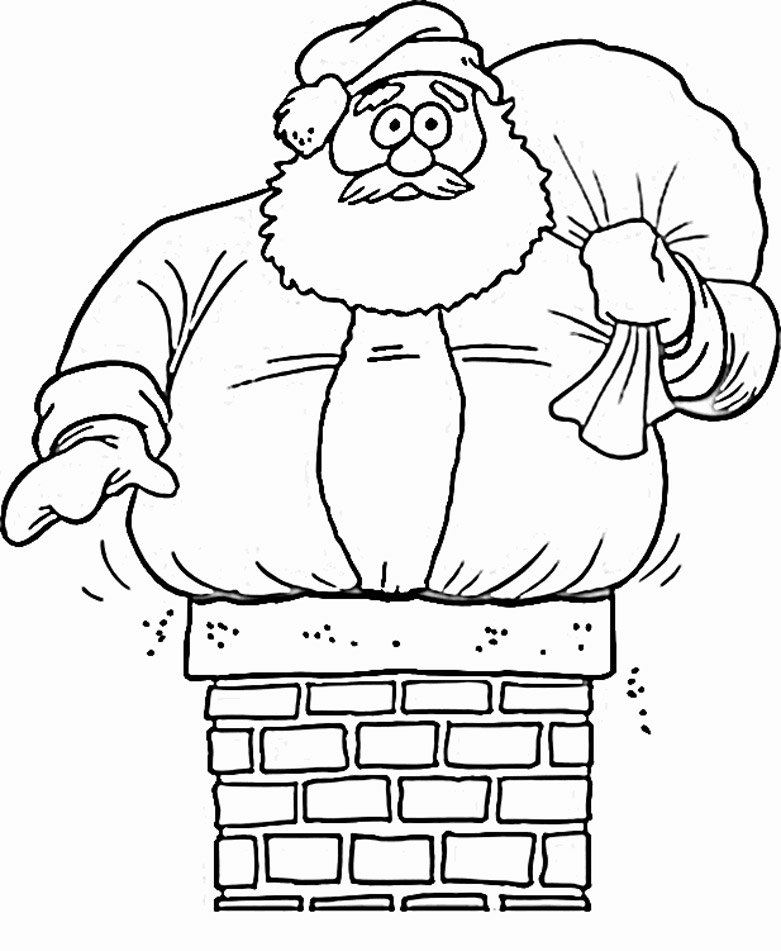 Santa claus coloring page (16)