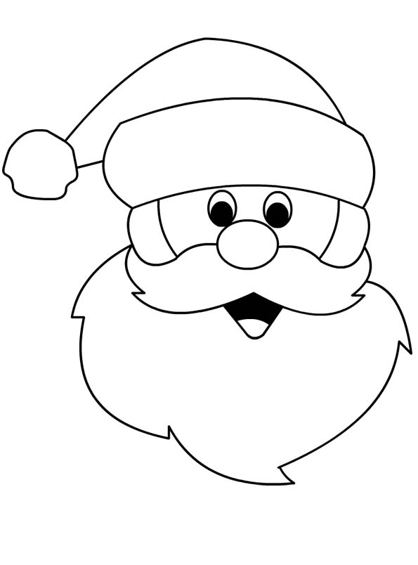 Santa claus coloring page (2)