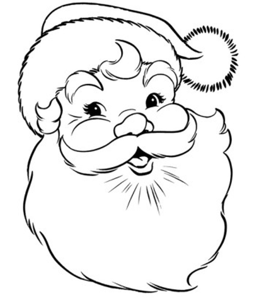 Santa claus coloring page (20)