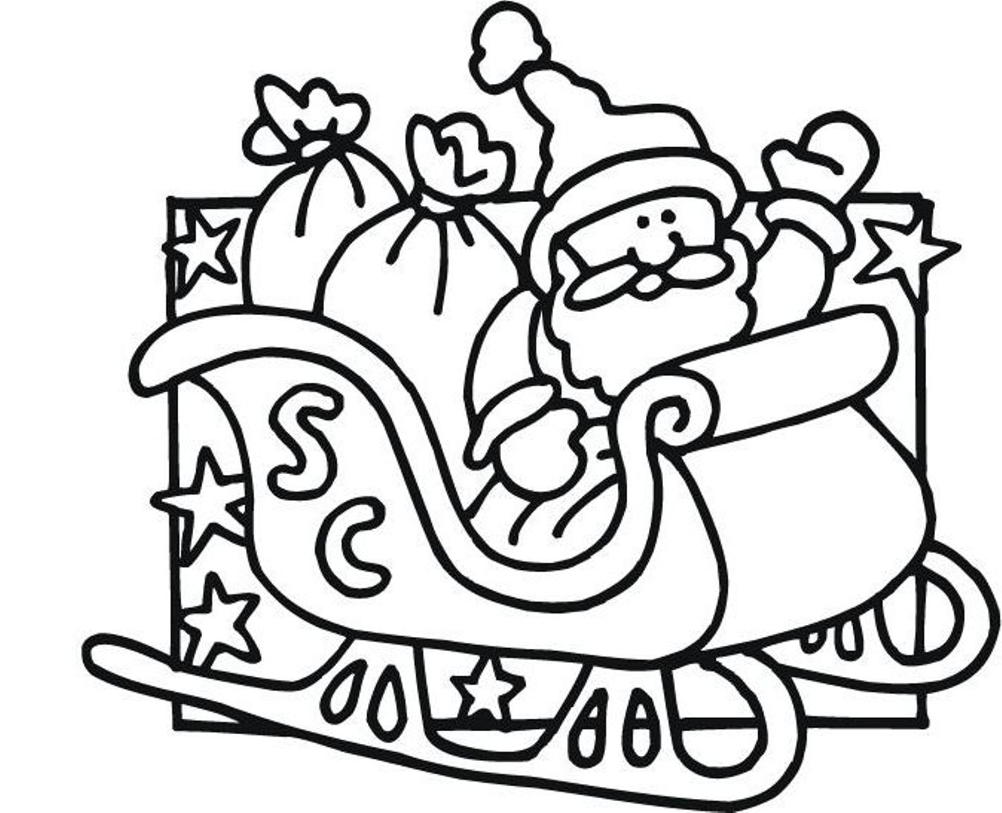 Santa claus coloring page (25)