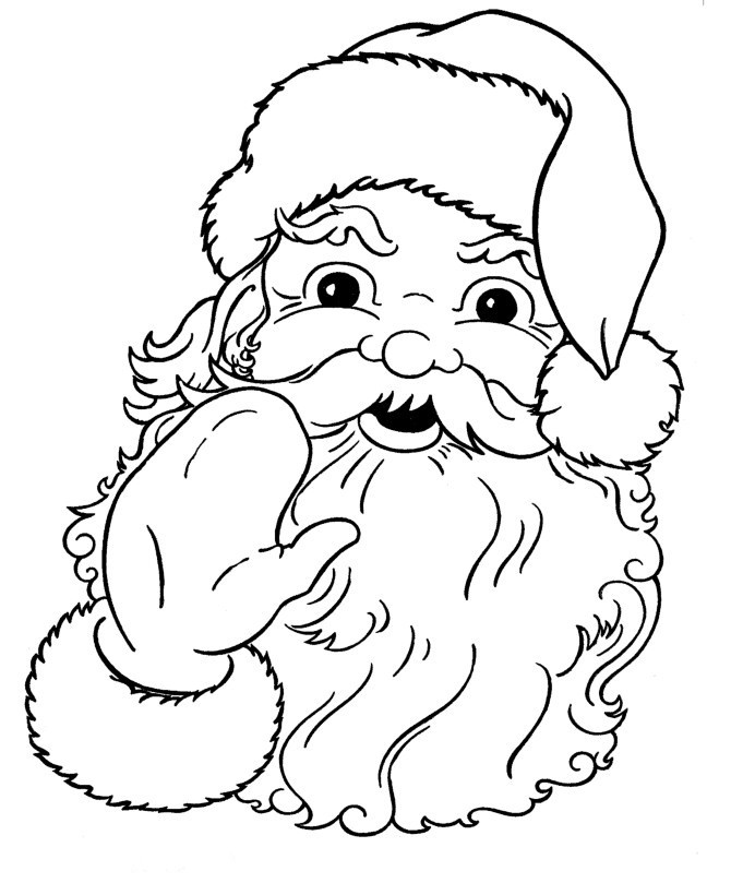 Santa claus coloring page (27)