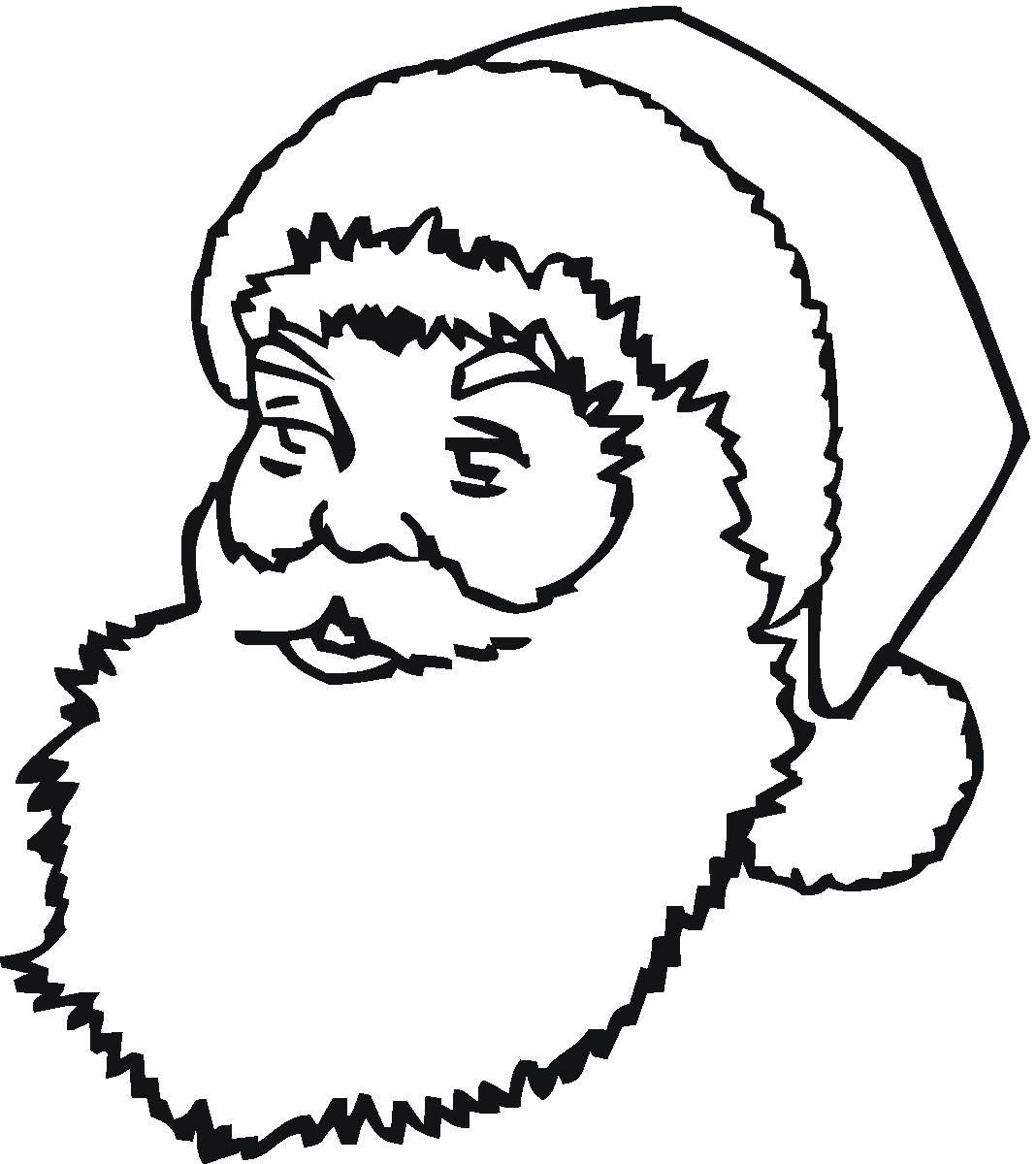 Santa claus coloring page (28)