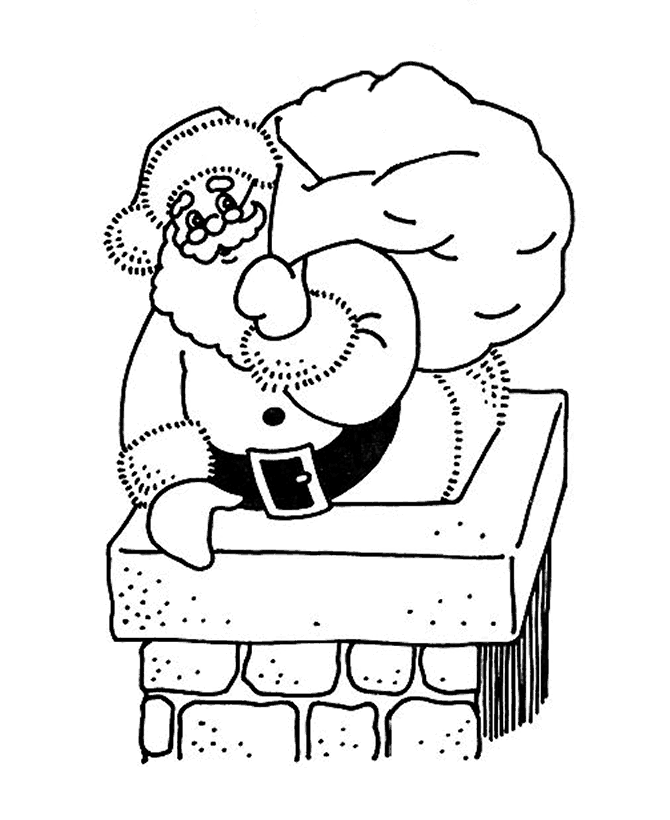 Santa claus coloring page (3)