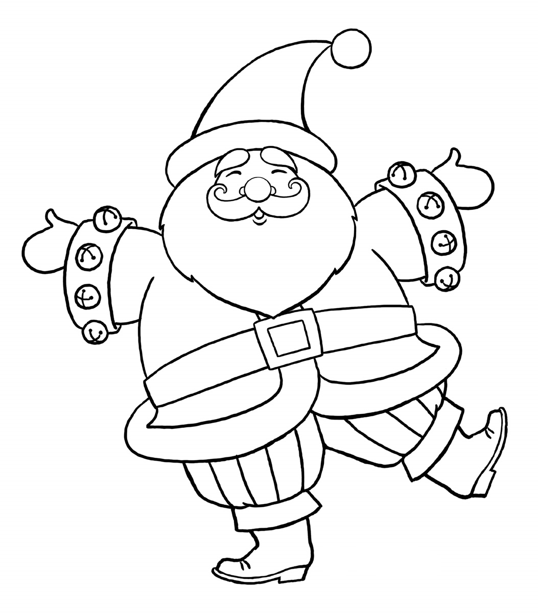 Santa claus coloring page (3)