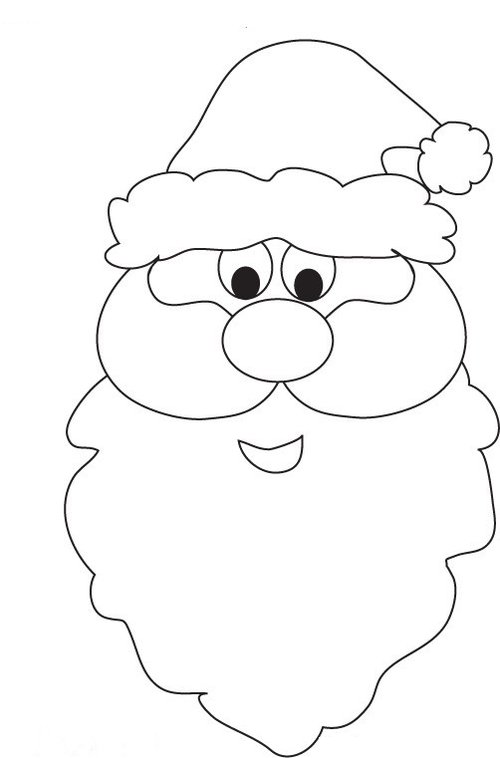 Santa claus coloring page (7)