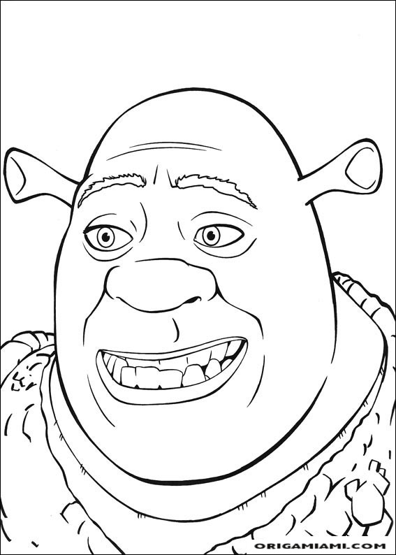 Shrek tirdth coloring page (1)