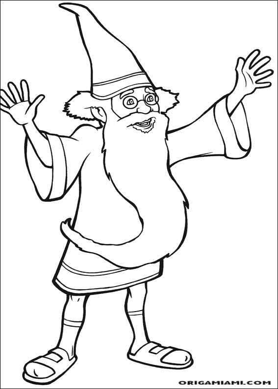 Shrek tirdth coloring page (11)