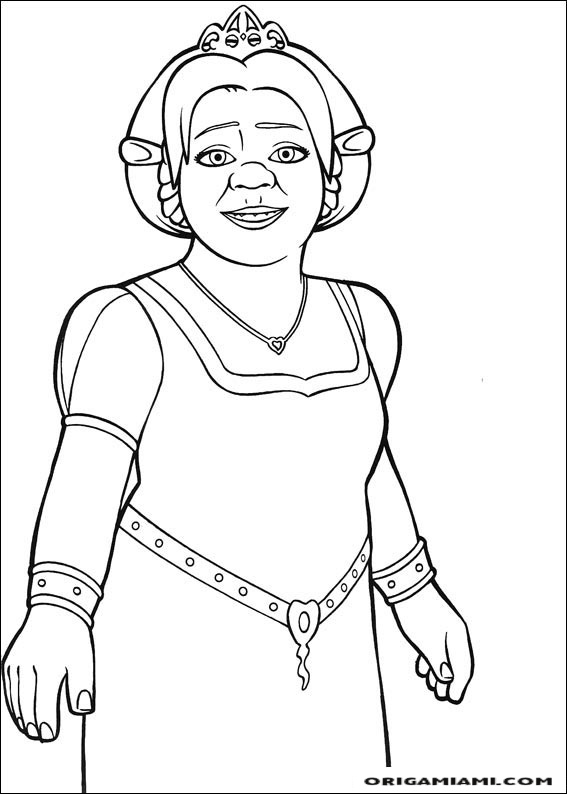 Shrek tirdth coloring page (12)