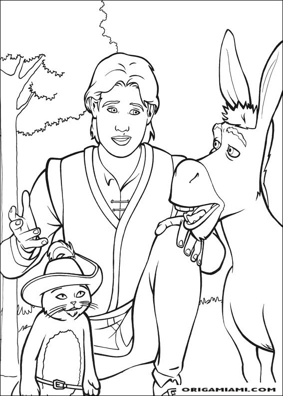 Shrek tirdth coloring page (14)