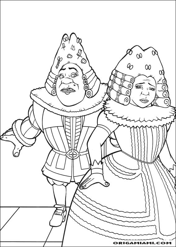 Shrek tirdth coloring page (19)