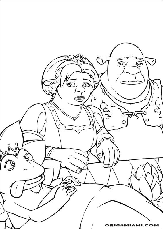 Shrek tirdth coloring page (20)