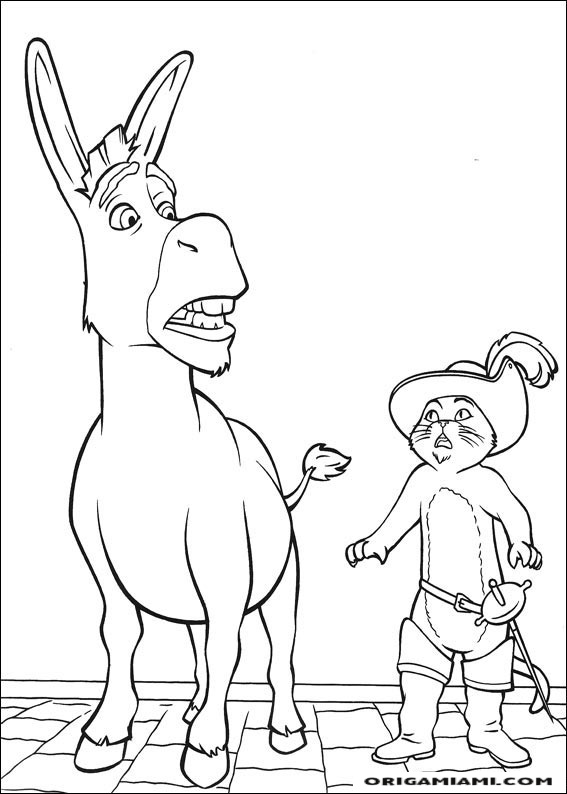 Shrek tirdth coloring page (21)