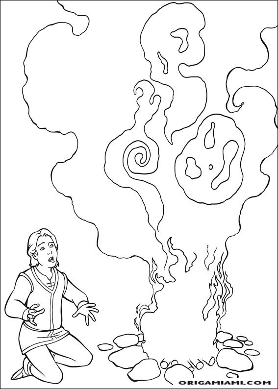 Shrek tirdth coloring page (25)