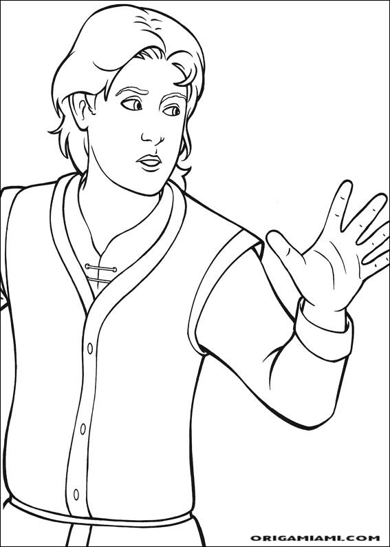 Shrek tirdth coloring page (26)