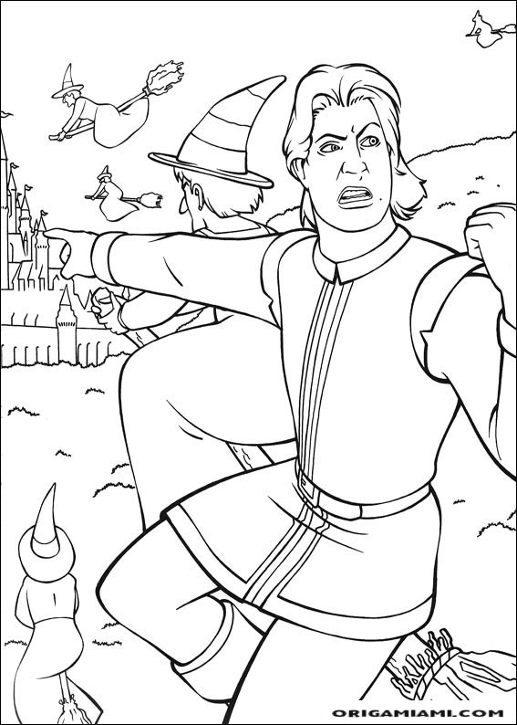 Shrek tirdth coloring page (30)