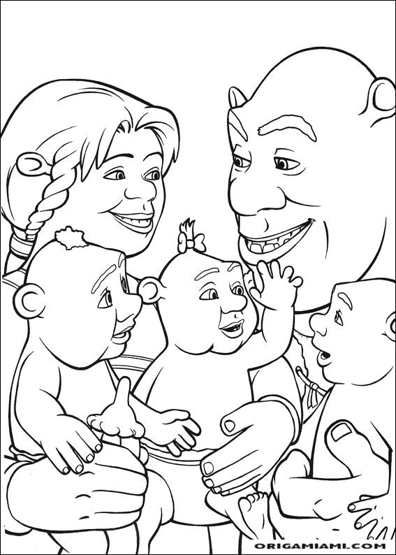 Shrek tirdth coloring page (36)