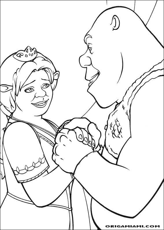 Shrek tirdth coloring page (39)