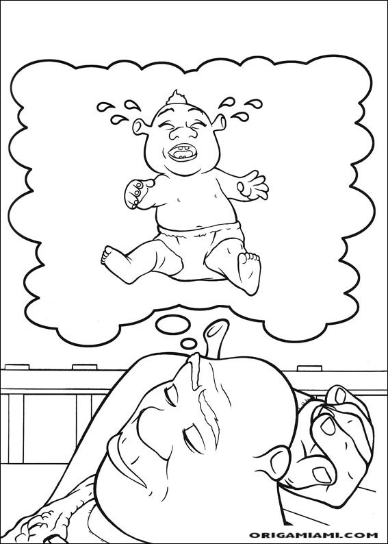 Shrek tirdth coloring page (40)