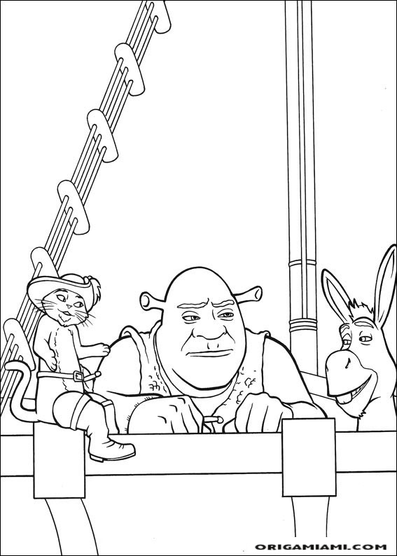 Shrek tirdth coloring page (41)