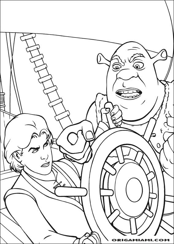 Shrek tirdth coloring page (43)