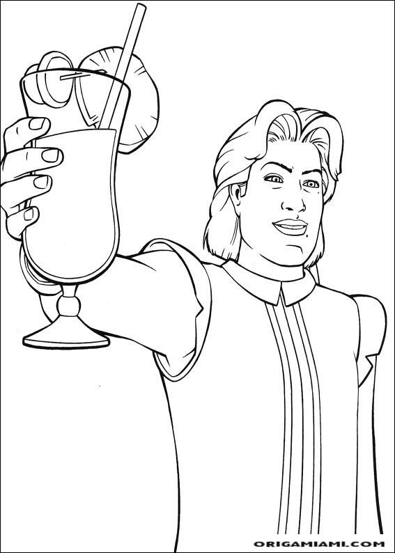 Shrek tirdth coloring page (5)