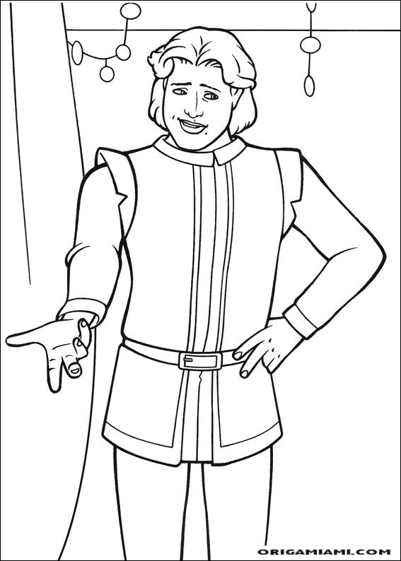 Shrek tirdth coloring page (7)