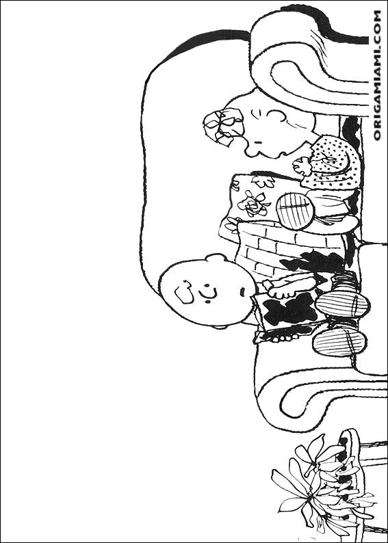 Snoopy coloring page (10)