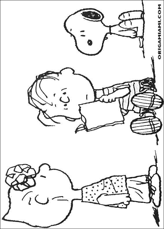 Snoopy coloring page (13)